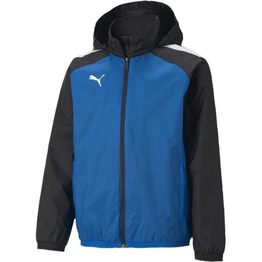 Puma teamliga all weather jacket blu 9-10 years ragazzo