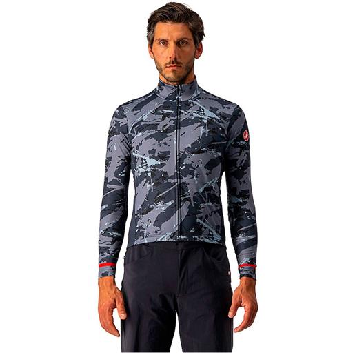 Castelli unlimited thermal long sleeve jersey grigio m uomo
