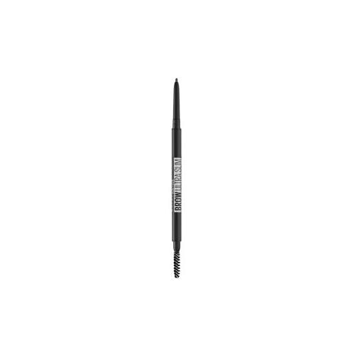 Maybelline brow ultra slim - 07 black matita per sopracciglia 2in1 4 g