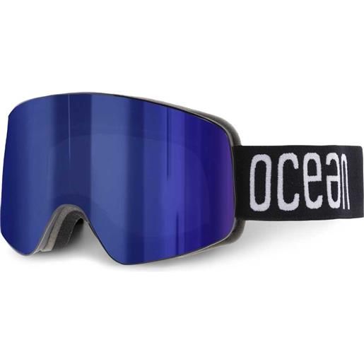 Ocean Sunglasses parbat ski goggles nero blue revo lenses/cat3