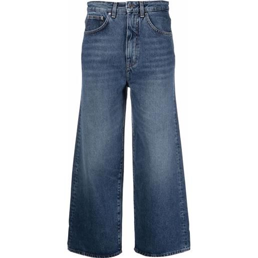 TOTEME jeans crop svasati - blu