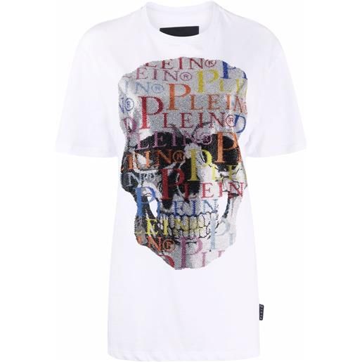 Philipp Plein t-shirt con stampa - bianco