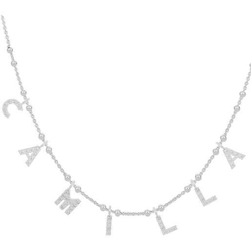 GioiaPura collana donna gioiello gioiapura nominum argento 925 nome camilla gyxcaz0016-30