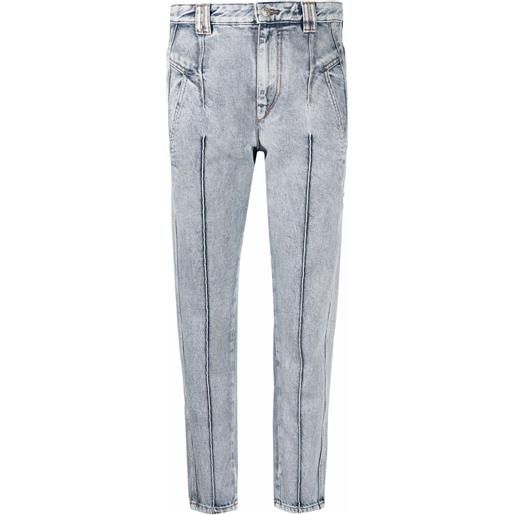 MARANT ÉTOILE jeans con effetto vissuto - blu