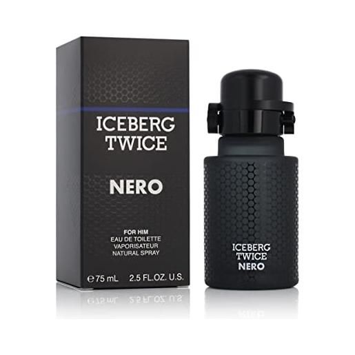 ICEBERG - twice nero man - eau de toilette - 75 ml