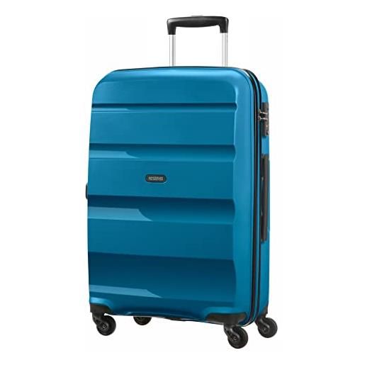 American Tourister bon air - spinner m, valigia, 66 cm, 57.5 l, blu (seaport blue)
