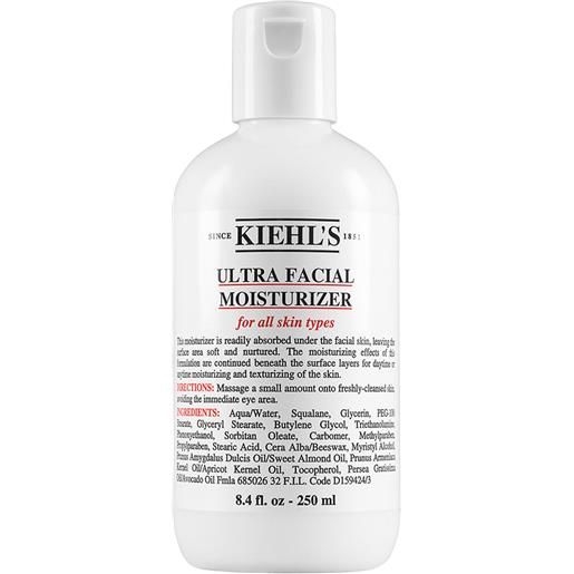 KIEHL'S ultra facial moisturizer 250ml crema viso giorno idratante, base trucco idratante