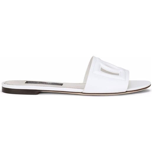 Dolce & Gabbana sandali con logo dg - bianco