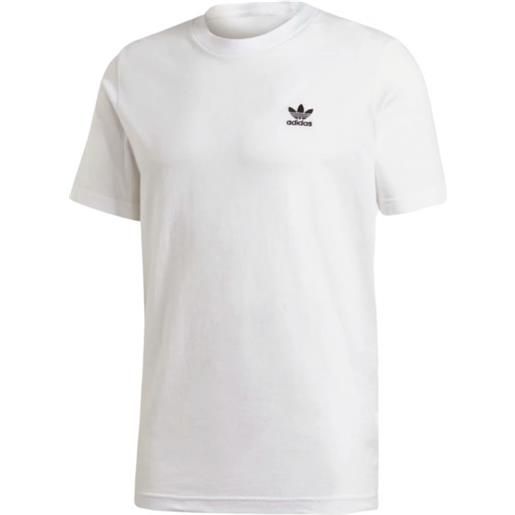 ADIDAS t-shirt trefoil essential uomo bianca