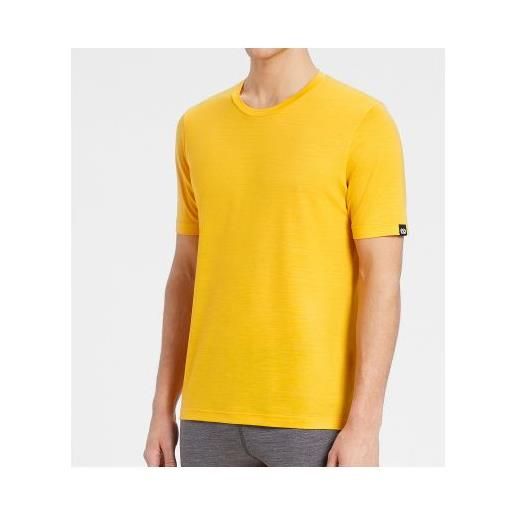 REWOOLUTION t-shirt s/s sunset uomo gialla