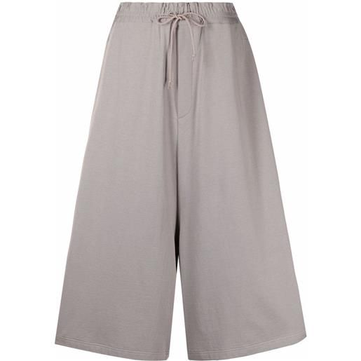Y's pantaloni sportivi crop - grigio