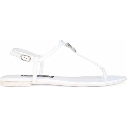 Dolce & Gabbana sandali dg - bianco
