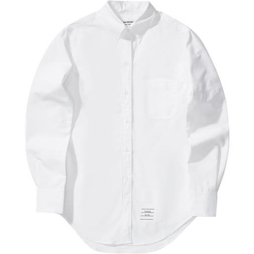 Thom Browne camicia a maniche lunghe - bianco