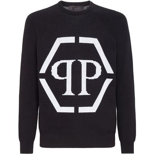 Philipp Plein maglione girocollo - nero