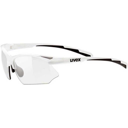 Uvex 802 vario photochromic sunglasses bianco smoke/cat1-3