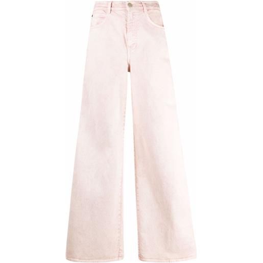 Stella McCartney jeans slim con banda logo - rosa