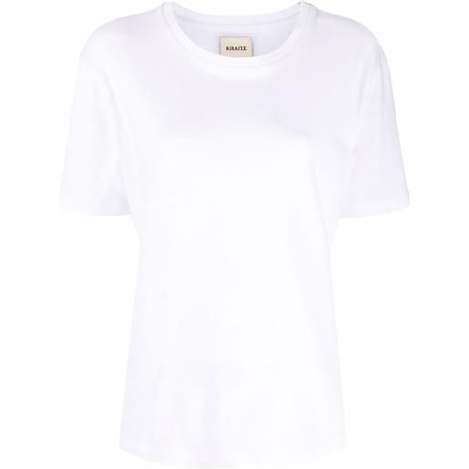 KHAITE t-shirt the mae con applicazione - bianco