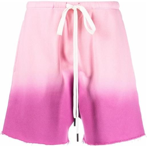 R13 shorts con fantasia tie dye - rosa