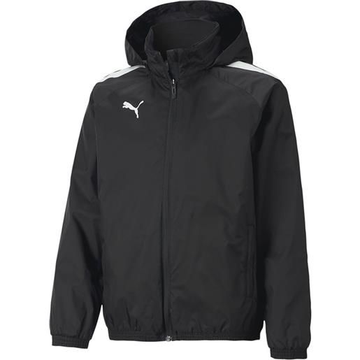 Puma teamliga all weather jacket nero 11-12 years ragazzo