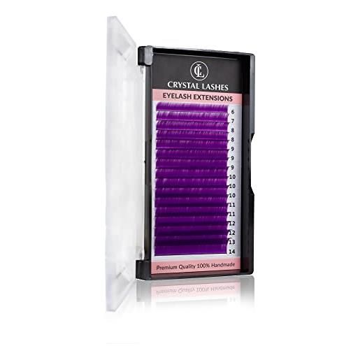 CRZEY cl0617 extreme volume crystal lashes mix 0,07 mix 6-14 mm c viola