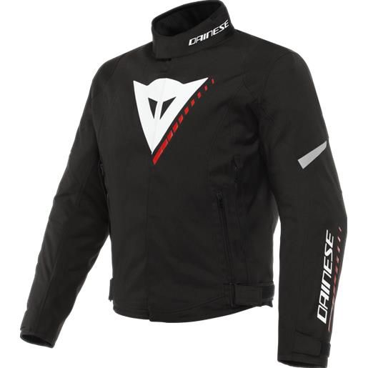 Dainese veloce d-dry jacket black white lava-red | dainese