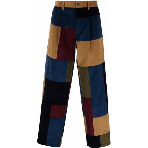 Baracuta pantaloni con design patchwork baracuta x noah - toni neutri