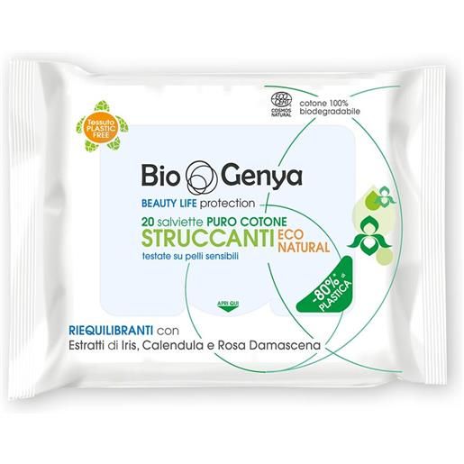 Biogenya beauty life protection - salviettine struccanti, 20 salviettine