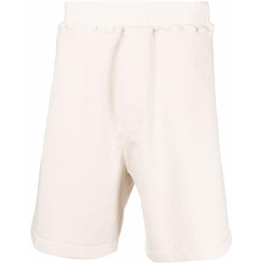 Dsquared2 shorts sportivi con ricamo - bianco