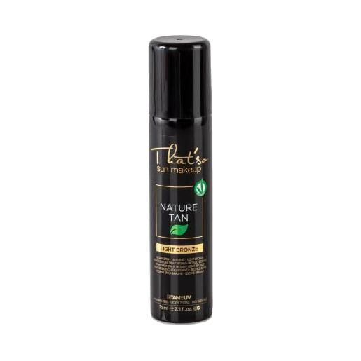 That'so nature tan light bronze - spray autoabbronzante 100% vegano - 75 ml
