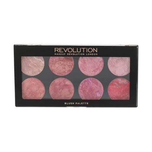 Makeup Revolution London blush palette paletta di 8 ombretti 12.8 g tonalità blush queen