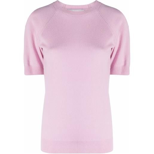 Stella McCartney t-shirt a maglia fine - rosa