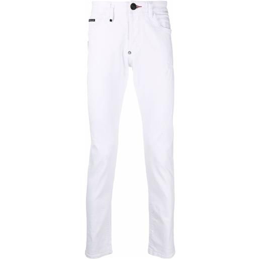 Philipp Plein jeans slim - bianco