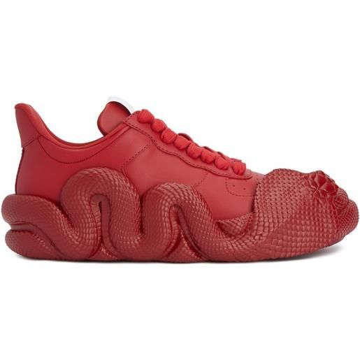 Giuseppe Zanotti sneakers cobras - rosso