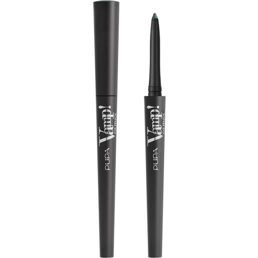 Pupa vamp!Eye pencil - matita waterproof 2 in 1: eyeliner e kajal. 301 - ultimate malachite