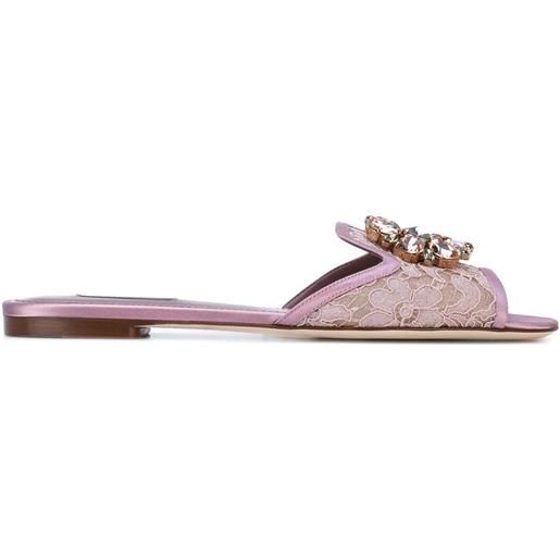 Dolce & Gabbana scarpe senza lacci 'bianca' - rosa