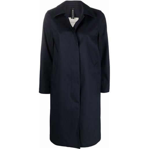 Mackintosh cappotto monopetto banton raintec - blu