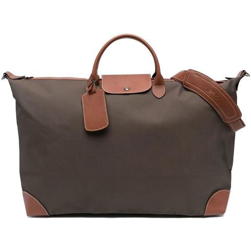 Longchamp borsa da viaggio boxford media - marrone