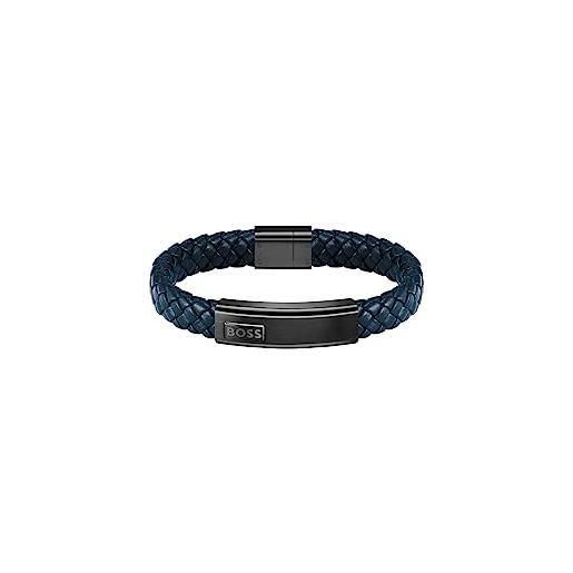 BOSS jewelry braccialetto da uomo collezione lander disponibile in blue m