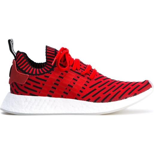 adidas nmd_r2 primeknit trainers - rosso