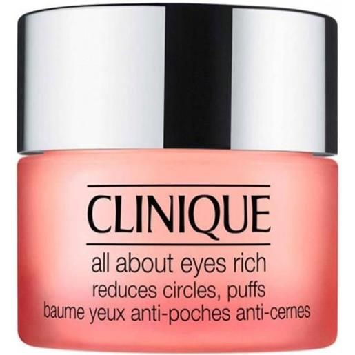 Clinique all about eyes 15ml crema idratante occhi contro gonfiori e occhiaie