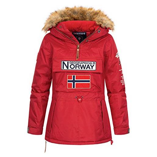 Geographical Norway boomera chaqueta, blanco, xxl para donna