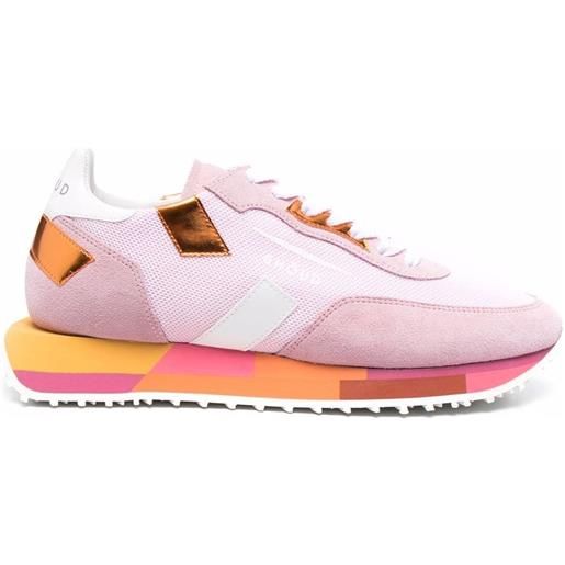 GHOUD sneakers con design color-block - rosa