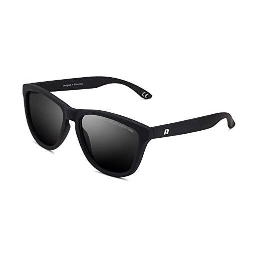 CLANDESTINE - occhiali da sole model 8 crystal light blue - lenti hd in nylon azzurro e montatura in tr90 - occhiali da sole unisex - smart vision technology - più nitidezza e meno riflessi