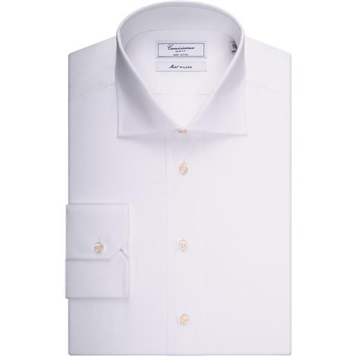 Camicissima camicia permanent bianca, slim milano francese