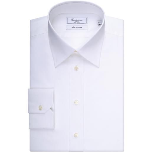 Camicissima camicia permanent bianca, slim vicenza italiano