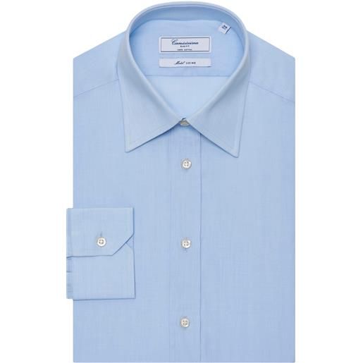 Camicissima camicia permanent azzurra, slim udine italiano