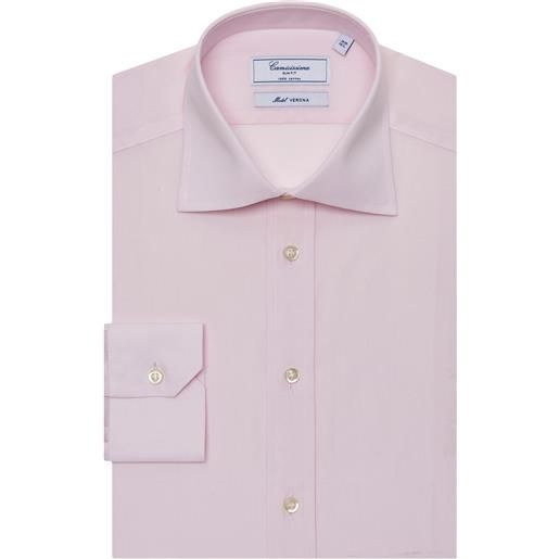 Camicissima camicia permanent rosa, slim verona francese
