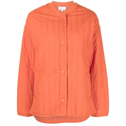3.1 Phillip Lim giacca monopetto trapuntata - arancione