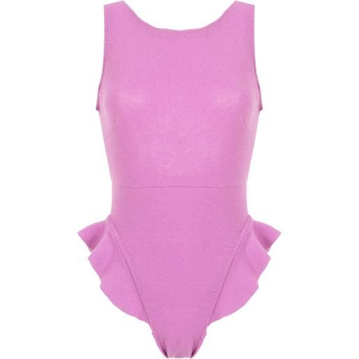 Clube Bossa costume intero goya con ruches - rosa