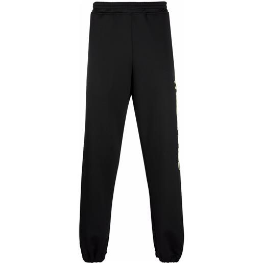 Moschino pantaloni sportivi elasticizzati - nero